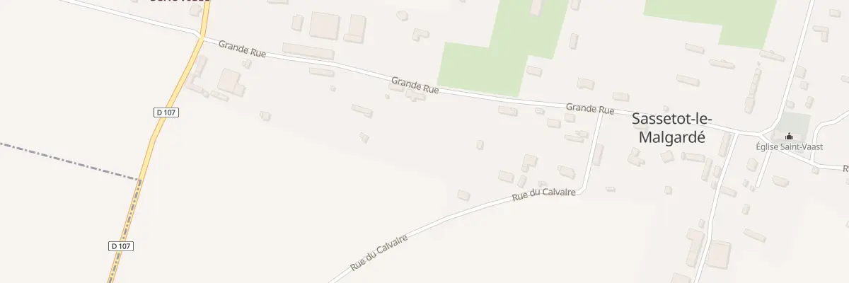 Plan du 12 Rue Grande Rue à Sassetot-le-Malgardé