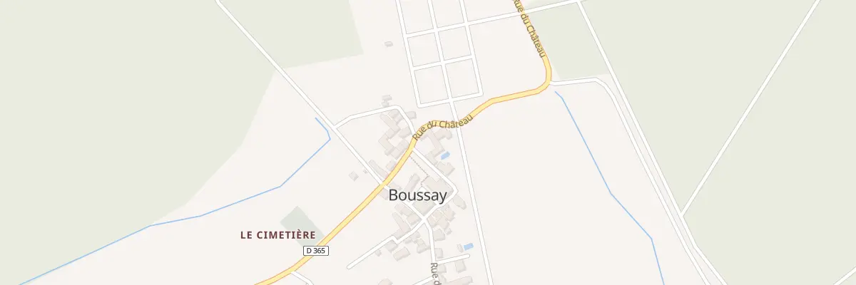 Plan du 1 Rue de l’Eglise à Boussay