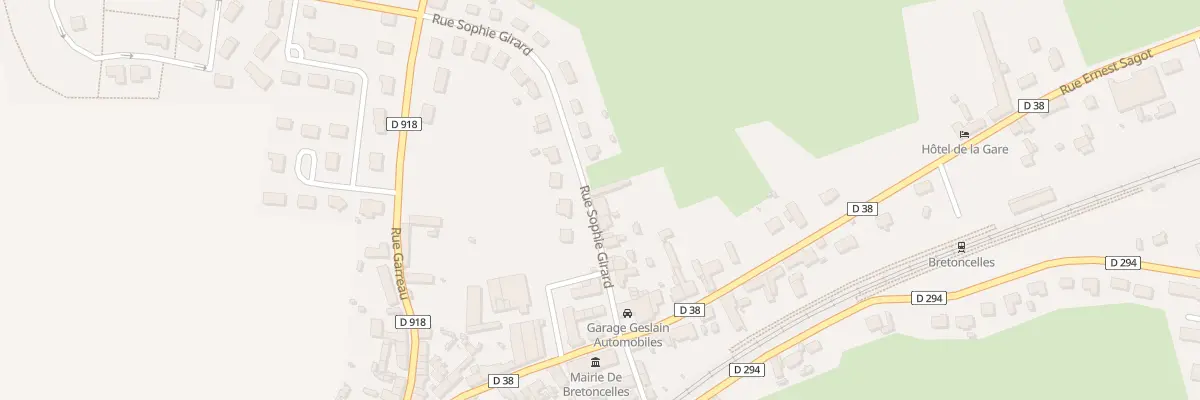 Plan du 36 Rue Sophie Girard à Bretoncelles