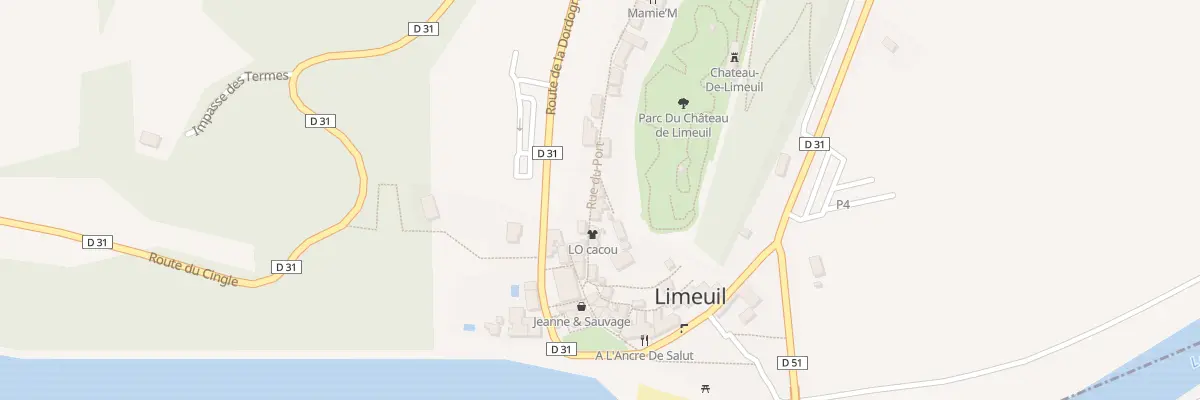 Plan du 152 Rue du Port à Limeuil