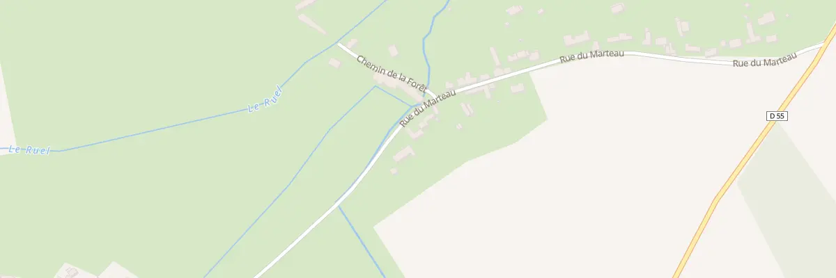 Plan du 8 Rue du Marteau à Breteuil