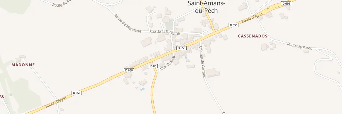 Plan du 5067 Saint Amans Sud à Saint-Amans-du-Pech