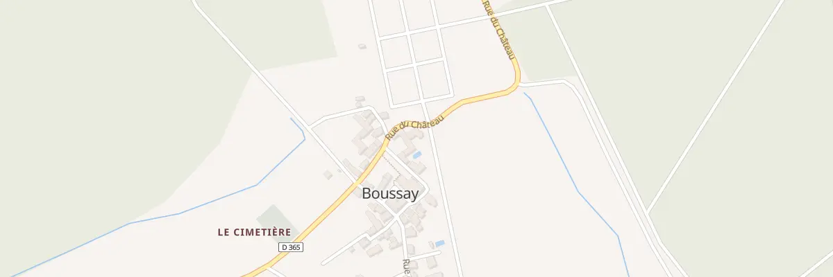 Plan du 2 Pl Simon Jacquet 28 09 1944 à Boussay