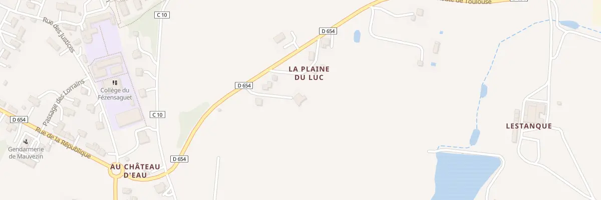 Plan du 6112 A la Plaine du Luc à Mauvezin