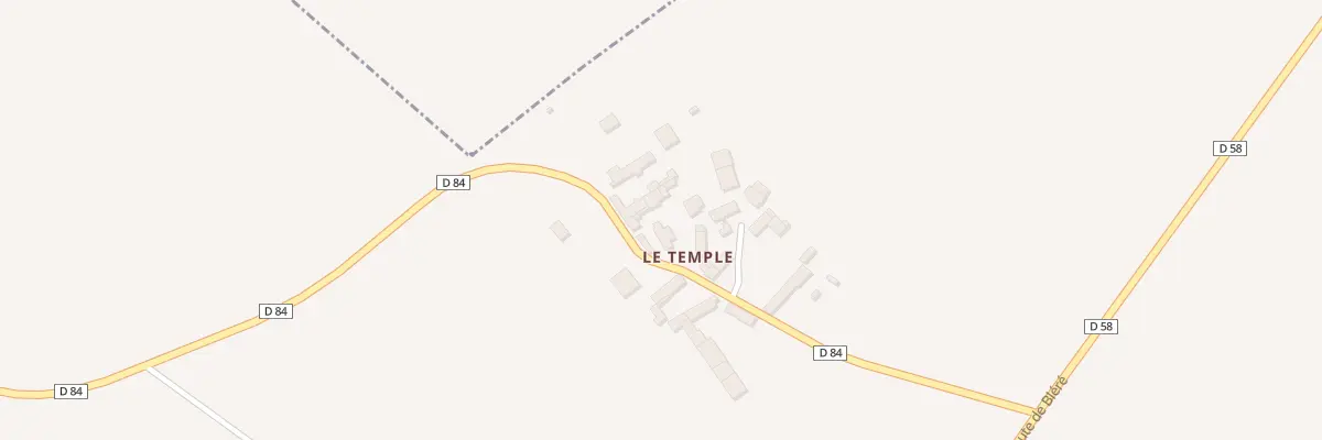 Plan du 8 Le Temple à Reignac-sur-Indre