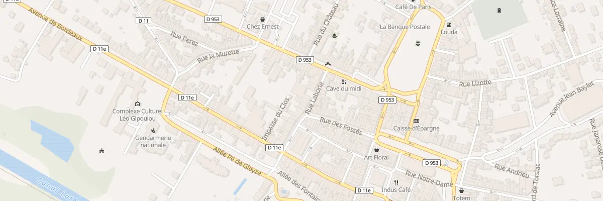 Plan du 7 Rue Laborie à Valence