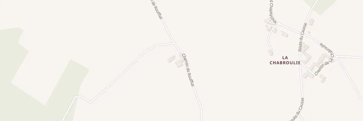 Plan du 330 Che de Roufflat à Négrondes