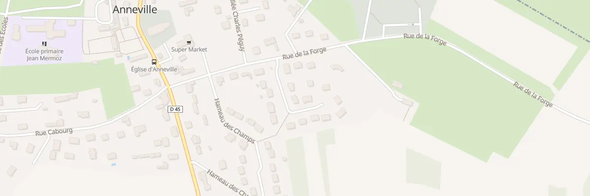 Plan du 5 Lot de la Forge à Anneville-Ambourville