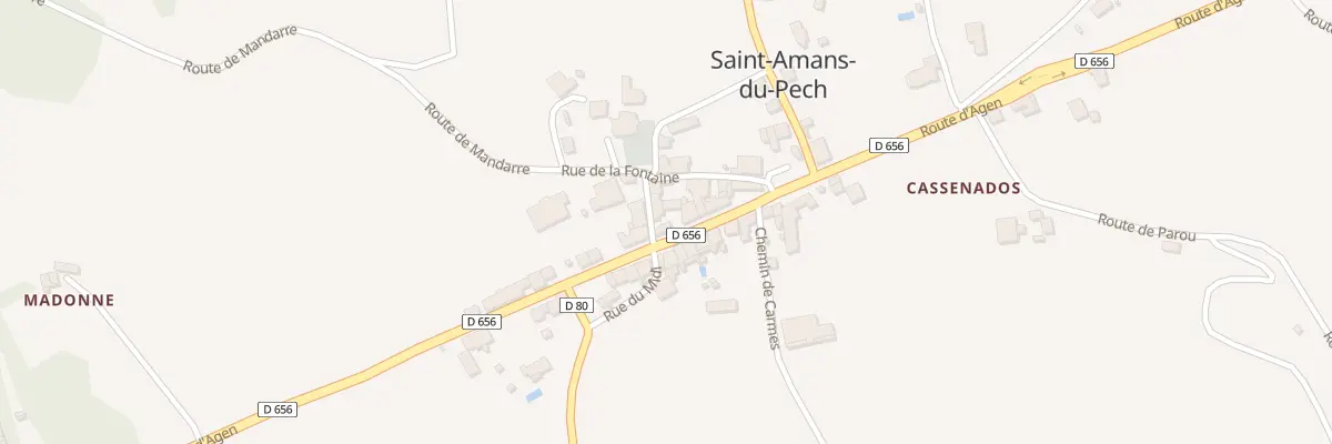 Plan du 5027 Saint-Amans-Nord à Saint-Amans-du-Pech