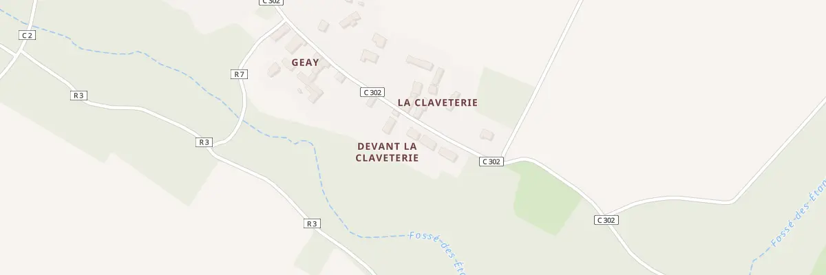 Plan du 27 Geay à Courçay