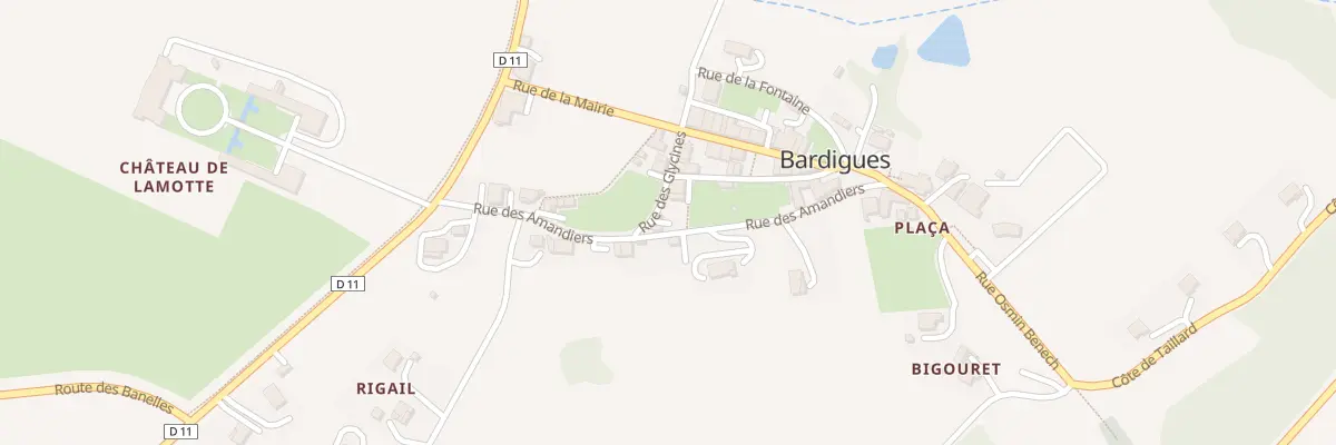 Plan du 5097 Village à Bardigues