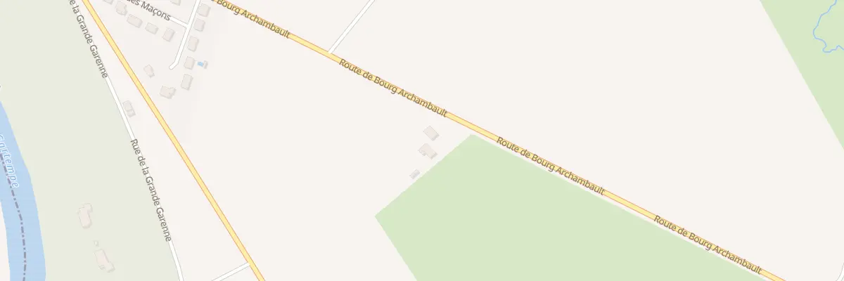 Plan du 22 Rte de Bourg-archambault à Montmorillon