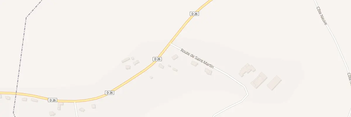Plan du 2 Rte de Saint Martin à Figarol