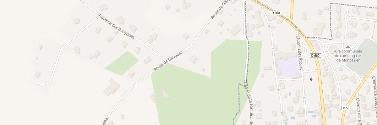 Plan du 52C Les Bouygues à Marsalès