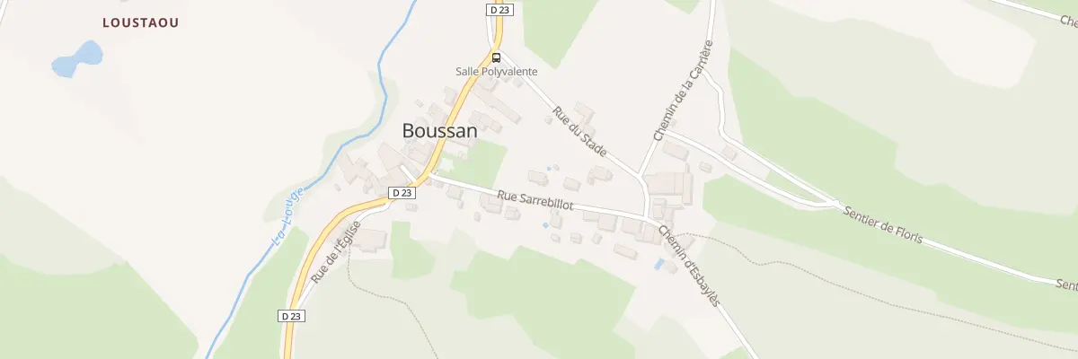 Plan du 121 Le Village à Boussan