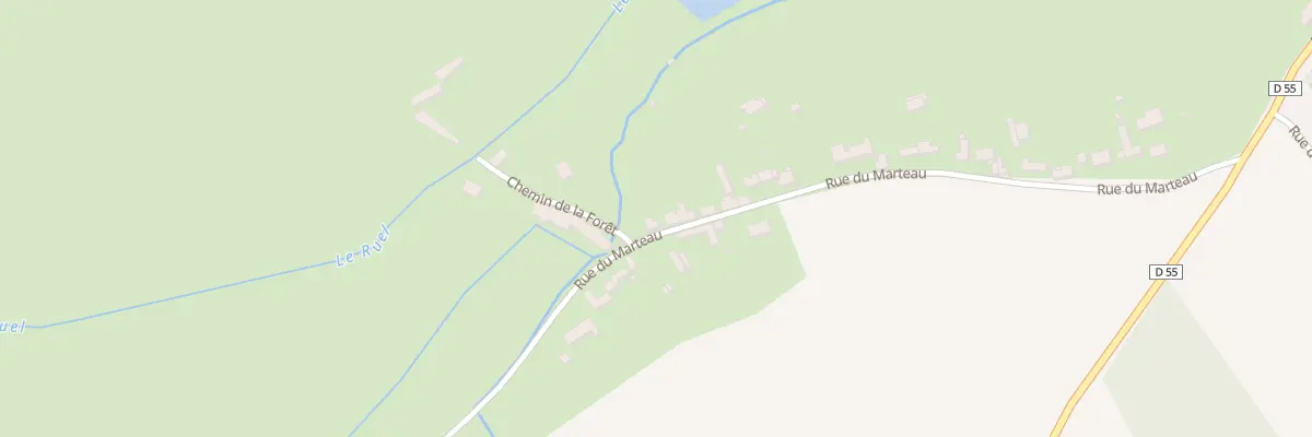 Plan du 1 Rue du Marteau à Breteuil