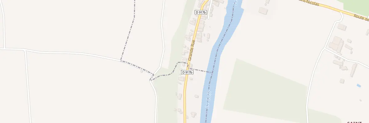 Plan du 1 Grande Rue aux Roches-l’Évêque