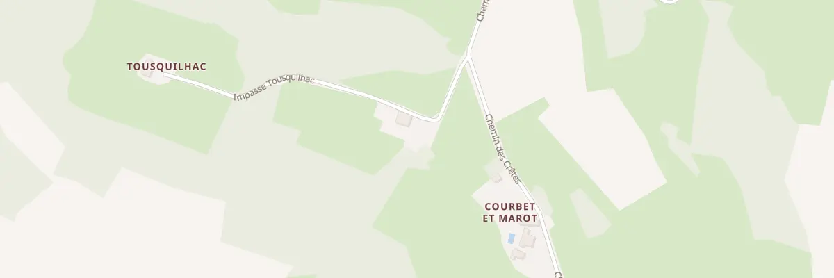 Plan du 3 Tousquilhac à Martisserre