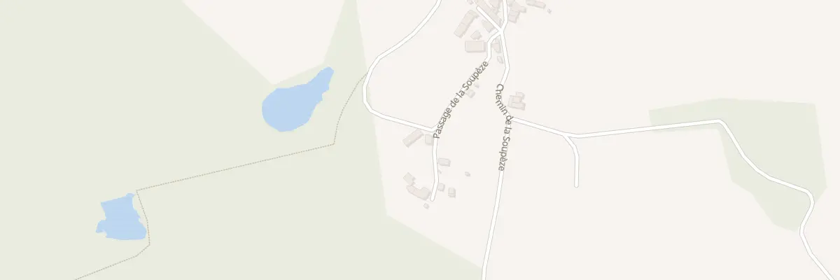 Plan du 18 Pas de la Soupeze à Dournazac
