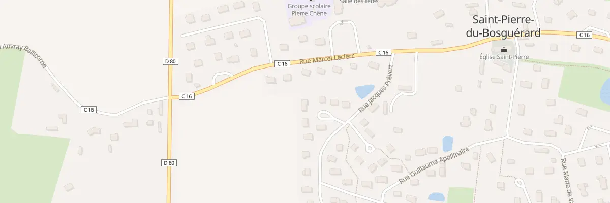 Plan du 3 All Jacques Brel à Saint-Pierre-du-Bosguérard