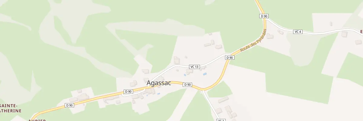 Plan du 2 Chem des Acacias Vc 13 à Agassac