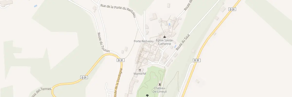 Plan du 94 Rue Grande Rue à Limeuil
