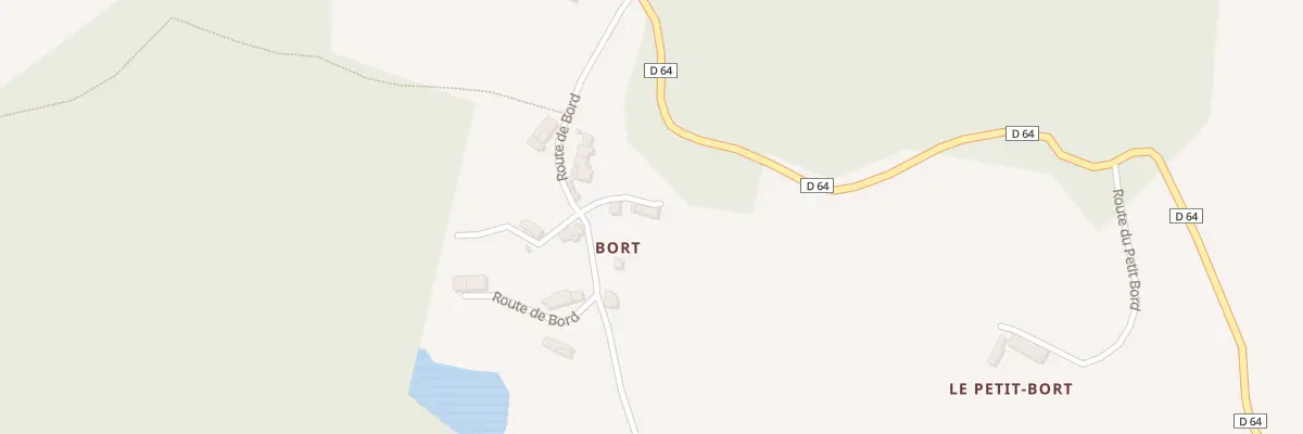 Plan du 16 Rte du Petit Bord à Dournazac