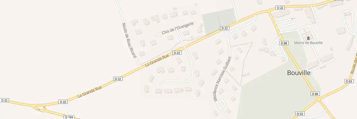Plan du 13 Clos des Demoiselles à Bouville