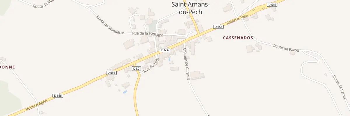 Plan du 5073 Saint Amans Sud à Saint-Amans-du-Pech