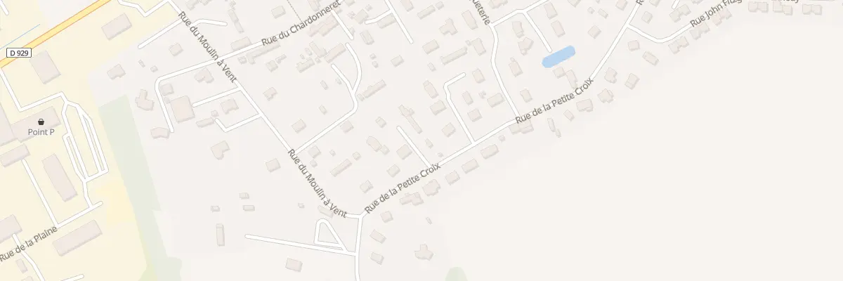 Plan du 712 Rue de la Petite Croix à Yerville