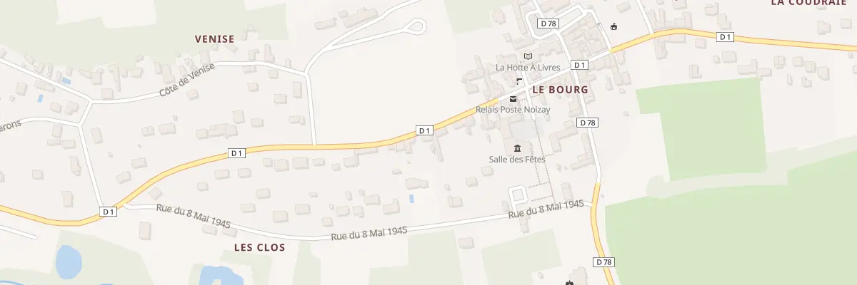 Plan du 27 Rue de la Republique à Noizay