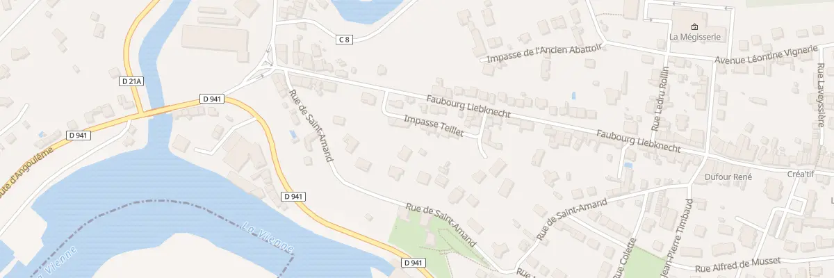 Plan du 11 Imp Teillet à Saint-Junien