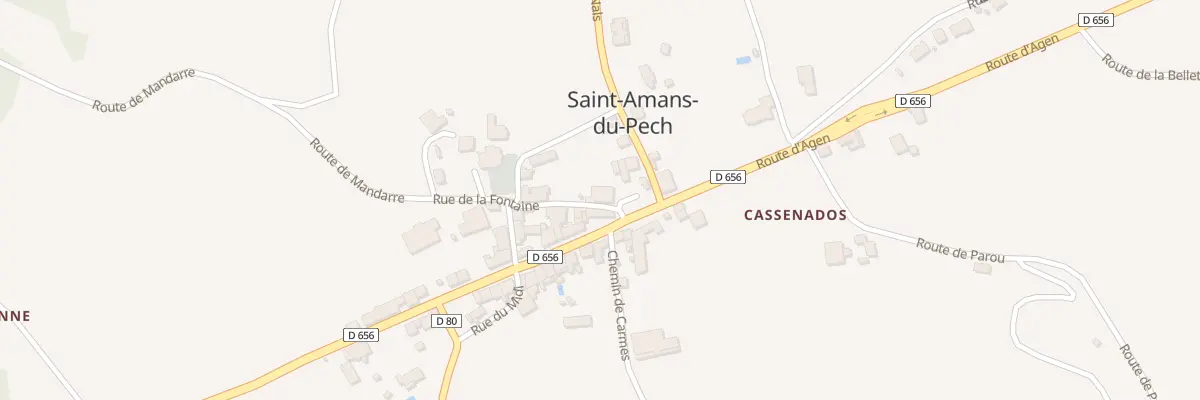 Plan du 5018 Saint-Amans-Nord à Saint-Amans-du-Pech