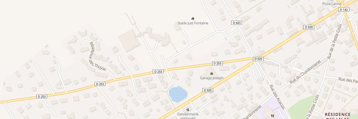 Plan du 208 Rue Notre Dame de Pontmain à Yerville