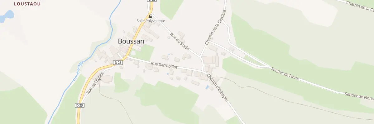 Plan du 60 Le Village à Boussan