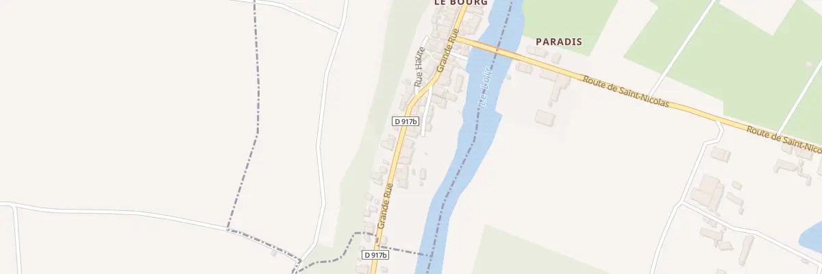 Plan du 40 Le Bourg aux Roches-l’Évêque