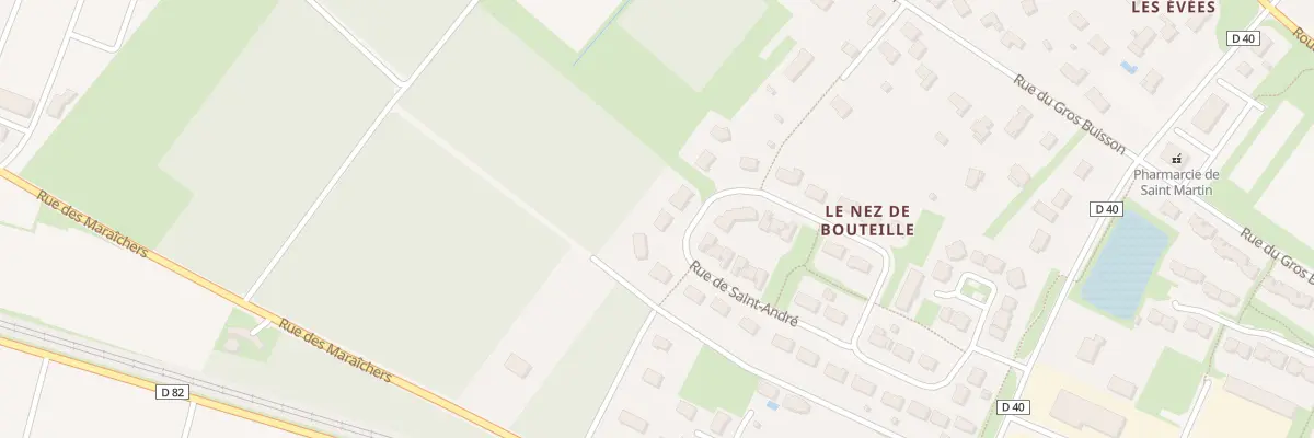 Plan du 31 Rue de Saint Andre à Saint-Martin-le-Beau