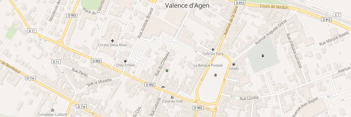 Plan du 14 Rue du Château à Valence
