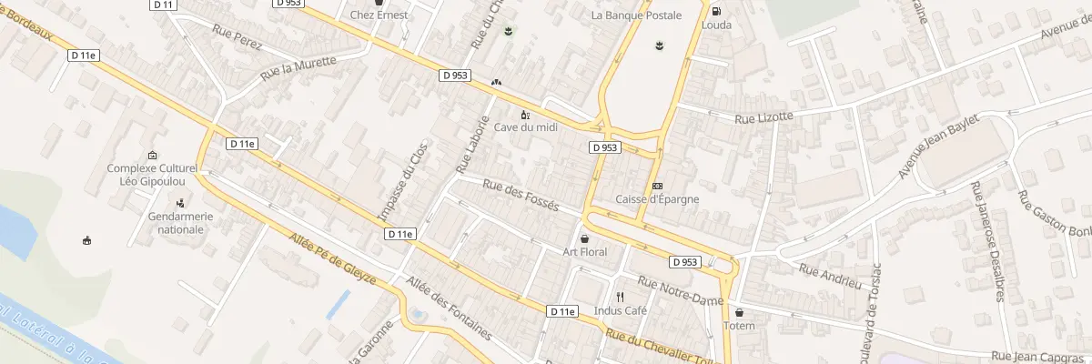 Plan du 14 Rue des Fossés à Valence
