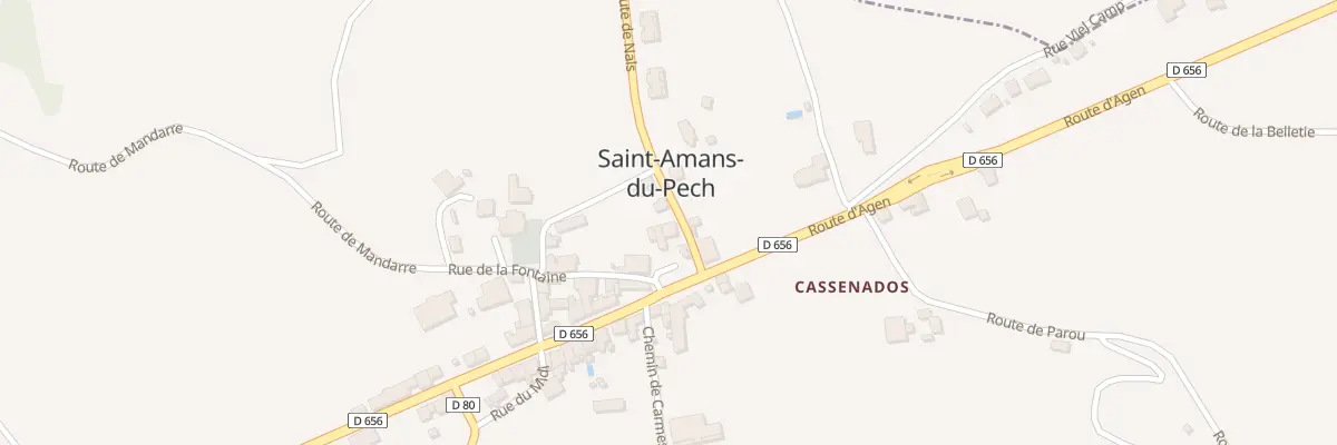 Plan du 5016 Saint Amans Nord à Saint-Amans-du-Pech