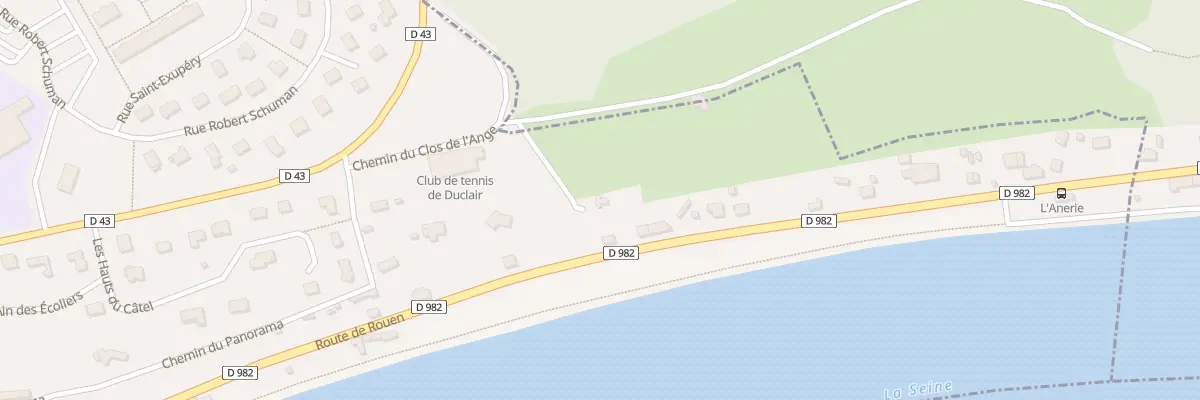 Plan du 5155 Clos Lange à Duclair