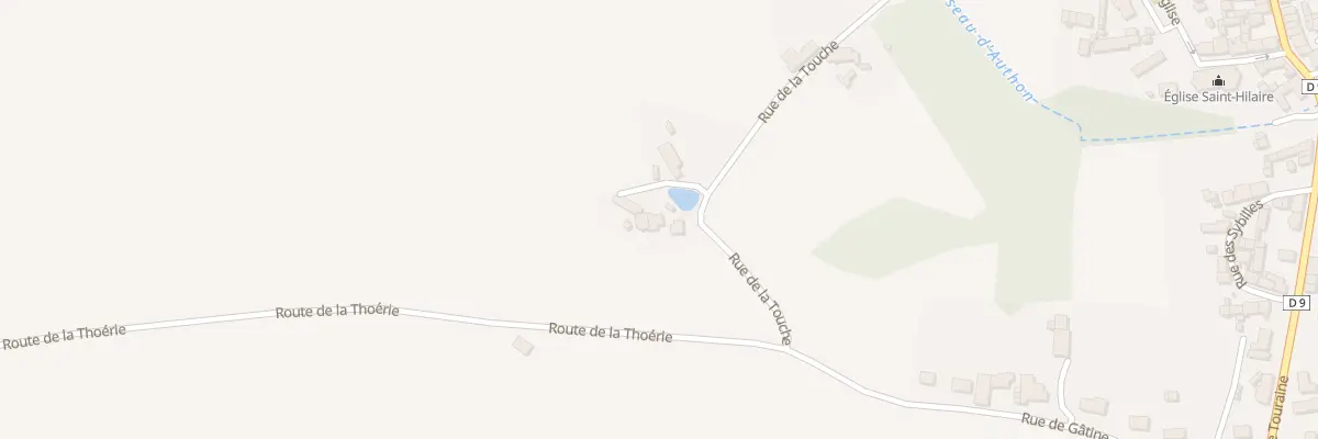 Plan du 17 Imp de la Touche à Authon