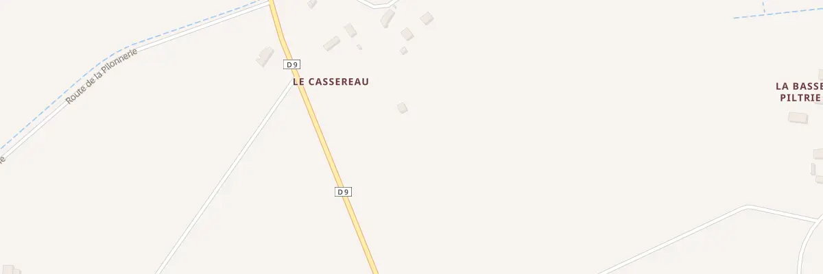 Plan du 8 Le Cassereau à Prunay-Cassereau