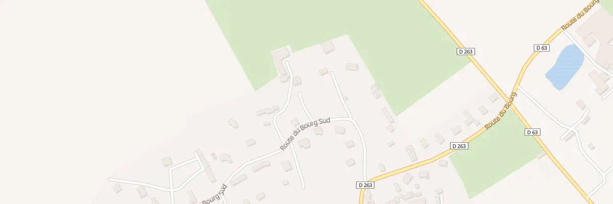 Plan du 164 Rte du Bourg Sud à Mesnil-Panneville