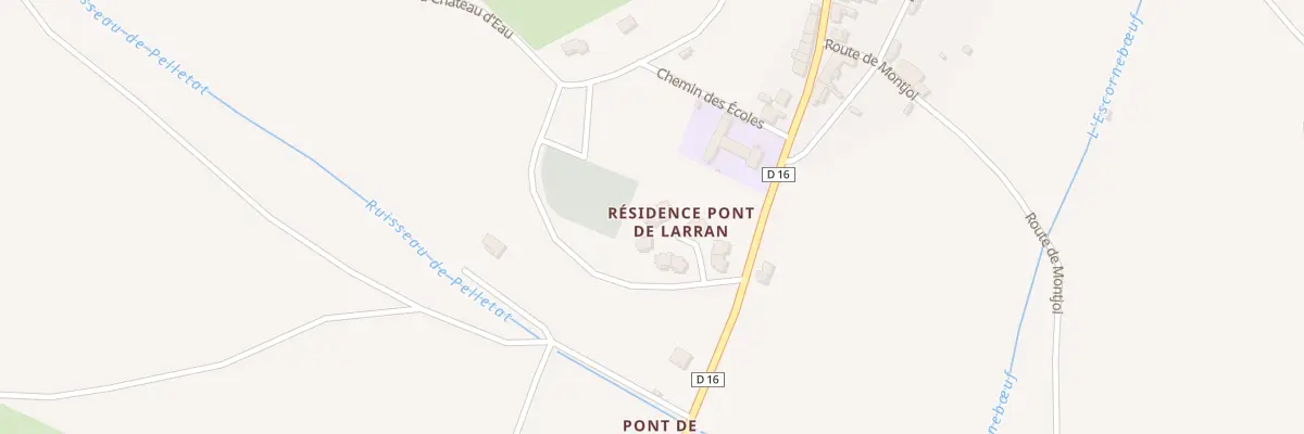 Plan du 4 Res Pont de Larran à Saint-Maurin
