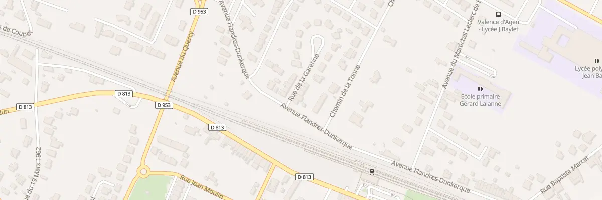 Plan du 21 Rue de La Garenne à Valence