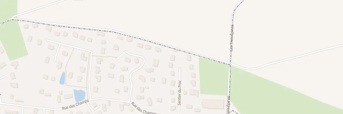 Plan du 13 Sen du Froc à Saint-Ouen-de-Thouberville