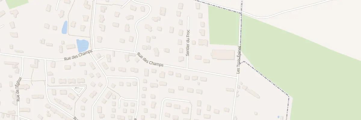 Plan du 6 Rue des Champs à Saint-Ouen-de-Thouberville