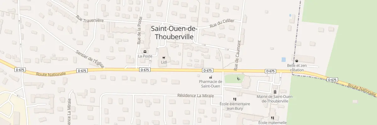 Plan du 26A Le Village de l’Eglise à Saint-Ouen-de-Thouberville