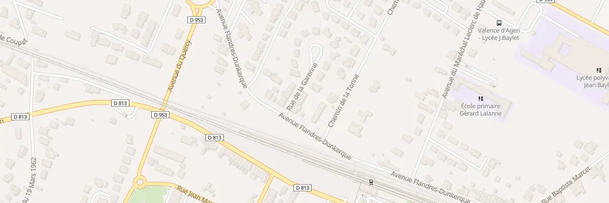 Plan du 19 Rue de La Garenne à Valence